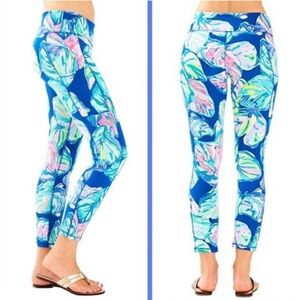 Lilly Pulitzer Luxletic Casa Del Sol Crop Leggings M